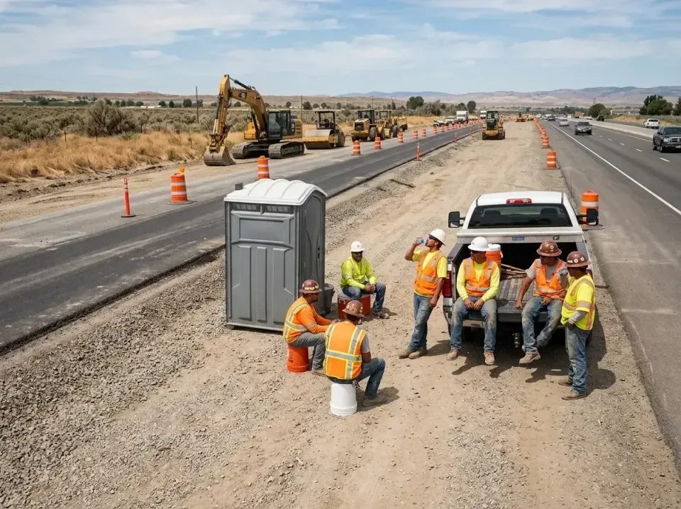 highway-road-construction-crew-007 — frequently asked questions, Porta Potty and Restroom Rentals in Harlan, IA